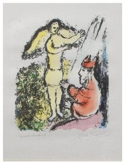 Angel Ariel Prospero enchanter tempest, Marc Chagall