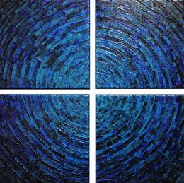 Éclat bleu fragmenté, Jonathan Pradillon